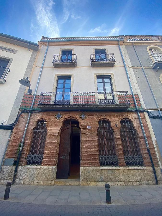 Ferienwohnung Ca N'Arago, Edificio Modernista Del Arquitecto Rafael Maso Santa Coloma De Farners Exterior foto