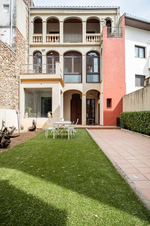 Ferienwohnung Ca N'Arago, Edificio Modernista Del Arquitecto Rafael Maso Santa Coloma De Farners Exterior foto